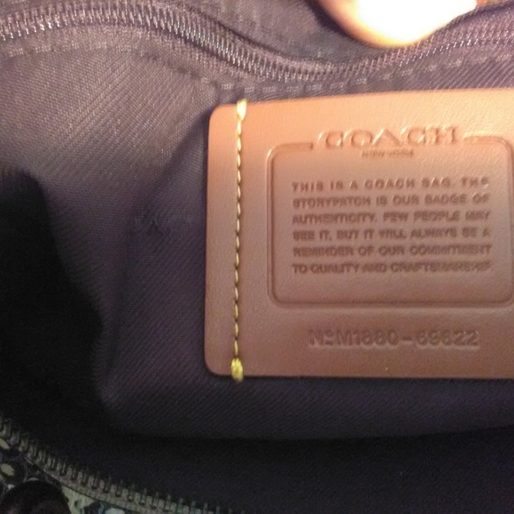 COPY - COACH CREAM COLOR TOTE/ SNAKE SKIN TOP/ SHOULDER BAG STRAP PEACHSTRAP … - Picture 4 of 16